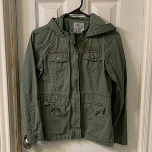 Olive 100% cotton jacket